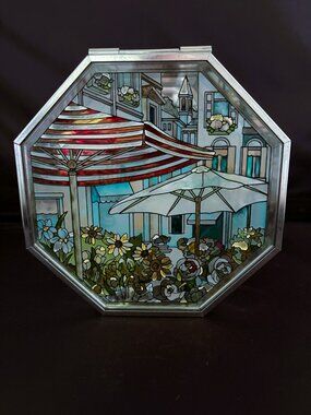 Stained Glass Trinket/Jewelry Box Leaded glass panels
